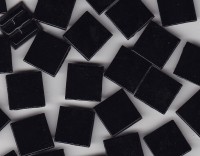 Glasmosaiksteine 1,5x1,5 cm schwarz 500 St.- ca. 750g