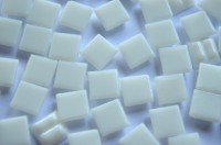 Mini Mosaiksteine 1x1cm Wei� 600 St. ca. 400 g.