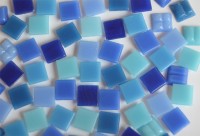 Mini Mosaik Blaumix 1x1cm 250 St. ca. 175g.