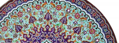 Orientalische Fliesen Durchmesser ca. 72 cm "Bandar"