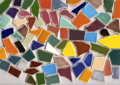 Bruchmosaik Buntmix, 400 g.- ca. 40-50 St.