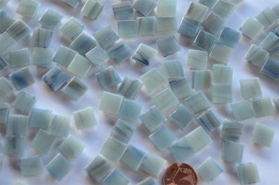 Mini Mosaik mit Flimmer Stein3, 1x1 cm 300 St.- ca.204g Mini Mosaik mit Flimmer Stein3, 1x1 cm 300 St.- ca.204g