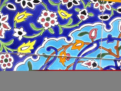 Orientalische Wandfliesen 75x105 cm "Pirooz"