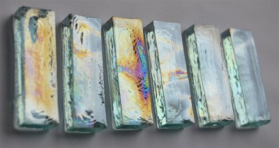 Deko Mosaiksteine irisierend 1,5x 4,8 cm türkis 6 St.-ca. 80g Deko Mosaiksteine irisierend 1,5x 4,8 cm türkis 6 St.-ca. 80g