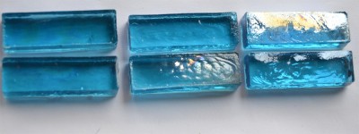 Deko Mosaiksteine irisierend 1,5x 4,8cm karibikblau 6 St.-ca.80g