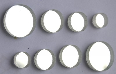 Spiegelmosaik rund silber 4 versch. Größen 1-2 cm 8 St.- ca. 12g Spiegelmosaik rund silber 4 versch. Größen 1-2 cm 8 St.- ca. 12g