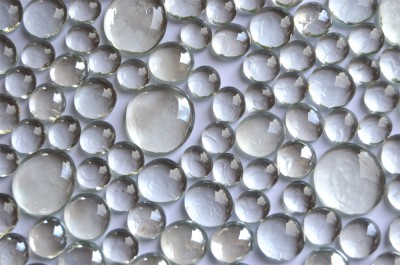 Glasnuggets Weißmix 4 versch. Größen 13-33cm 400g ca116 St