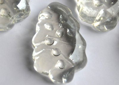 Glasnuggets Tannenbaum ca. 4,5cm lang glasklar 5 Stück ca.120g