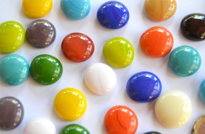 Deko Mosaiksteine Glasnuggets opak 17-21mm bunt 100g, ca20 St