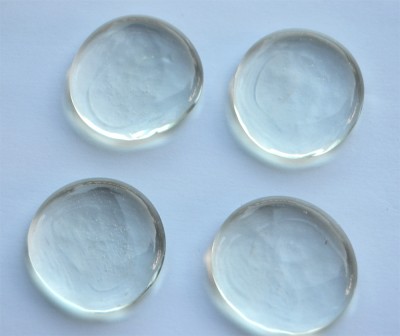 Glasnuggets XL 32-37mm glasklar transparent 4 St. ca. 65g