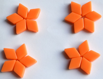 Mosaiksteine Raute orange ca. 11x18mm 36 gr. ca. 22 St. Mosaiksteine Raute orange ca. 11x18mm 36 gr. ca. 22 St.