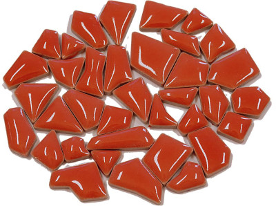 Bruchmosaik 5-20mm Keramik Flip Mini kirschrot 4mm stark 100g ca.90St. Bruchmosaik 5-20mm Keramik Flip Mini kirschrot 4mm stark 100g ca.90St.