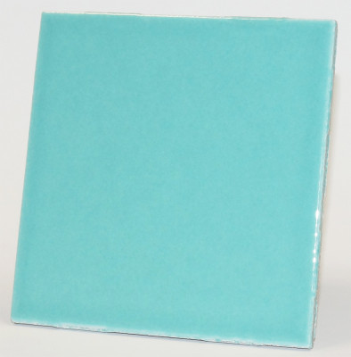 Keramische Fliesen 10x10cm, 4mm stark, türkis 3 St., ca. 240g. Keramische Fliesen 10x10cm, 4mm stark, türkis 3 St., ca. 240g.