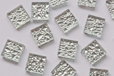 Glas Mosaiksteine N1 weiß, 2x2cm 40 St.- ca.150g