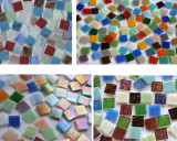 Glas Mosaiksteine 2x2cm bunt aus 4 Artikeln 250 St. ca. 725g. Glas Mosaiksteine 2x2cm bunt aus 4 Artikeln 250 St. ca. 725g.