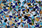Bruchmosaik aus Fliesenbildern Muster2, 500g- ca. 50-70St. Bruchmosaik aus Fliesenbildern Muster2, 500g- ca. 50-70St.