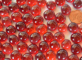 Deko Mosaiksteine Glasnuggets 10-12mm rot 70g ca.50St.