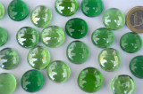 Glasnuggets Grünmix transparent 17-20mm 100g, ca. 20 St. Glasnuggets Grünmix transparent 17-20mm 100g, ca. 20 St.