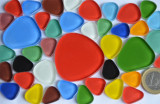 Pebbles Soft-Glas Mosaiksteine Buntmix 40 St.- ca. 105g. Pebbles Soft-Glas Mosaiksteine Buntmix 40 St.- ca. 105g.