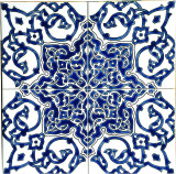 Orientalische Wandfliesen 30x30cm "Aseman-4"
