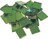 Spiegelmosaik grün 2x2cm 125g. ca. 40 Stück Spiegelmosaik grün 2x2cm 125g. ca. 40 Stück
