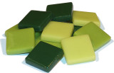 Fantasy Mosaiksteine 2x2cm Grünmix 200g. ca. 45 St. Fantasy Mosaiksteine 2x2cm Grünmix 200g. ca. 45 St.