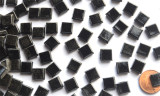 Mini Mosaik schwarz 8x8mm, 50g ca. 90 St. Mini Mosaik schwarz 8x8mm, 50g ca. 90 St.