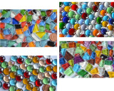 Mosaiksteine Weihnachts-Bastelmix 4versch. Artikeln 410g ca180St Mosaiksteine Weihnachts-Bastelmix 4versch. Artikeln 410g ca180St