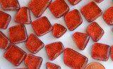 Glitter Mosaiksteine unregelmäßig rot 100g ca. 60 St. Glitter Mosaiksteine unregelmäßig rot 100g ca. 60 St.
