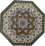 Orientalische Fliesen Durchmesser ca. 86 cm "8 eckig-Jahan"