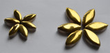Mosaiksteine Blattform Keramik 2 Gr. gelbgold 12 St.- ca.10g Mosaiksteine Blattform Keramik 2 Gr. gelbgold 12 St.- ca.10g