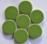 Keramik Mosaiksteine rund glanzend 17-18 mm grün 10 St.- 20g Keramik Mosaiksteine rund glanzend 17-18 mm grün 10 St.- 20g