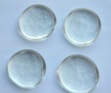 Glasnuggets XL 32-37mm glasklar transparent 4 St. ca. 65g