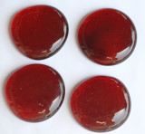 Glasnuggets XL 32-37mm rot transparent 4 St. ca. 65g Glasnuggets XL 32-37mm rot transparent 4 St. ca. 65g