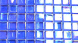 Mosaiksteine blau transparent mit Regenbogenschimmer 1x1cm, 60 St.- ca.50g Mosaiksteine blau transparent mit Regenbogenschimmer 1x1cm, 60 St.- ca.50g