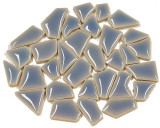 Bruchmosaik 5-20mm Keramik Flip Mini royalblau 4mm stark 100g ca.90St.