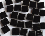 Mini Mosaiksteine schwarz 1x1cm 200 gr., ca. 300 Stück Mini Mosaiksteine schwarz 1x1cm 200 gr., ca. 300 Stück