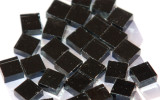 Spiegelmosaik schwarz 1x1cm Stärke 4-5mm 100 St.- ca. 85g. Spiegelmosaik schwarz 1x1cm Stärke 4-5mm 100 St.- ca. 85g.