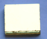 Goldmosaik glatt 25x25mm 1 St.- ca. 6g.