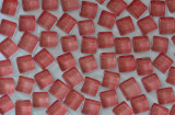 Soft- Glas Mosaiksteine rosa 1x1cm 220 St. ca. 180g