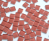 Glas Mosaiksteine (Soft-Glas) rosa2x2 cm 200g, ca. 50 St.