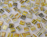 Softglas Mosaiksteine mit Muster N800, 2x2 cm 80 St.- ca. 280g. Softglas Mosaiksteine mit Muster N800, 2x2 cm 80 St.- ca. 280g.