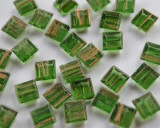 Mini Mosaik mit Flimmer grün 1x1 cm 300 St.- ca.204g Mini Mosaik mit Flimmer grün 1x1 cm 300 St.- ca.204g
