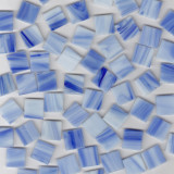 Glas Mosaiksteine blau marmoriert 2x2 cm 50 St.- ca. 145g Glas Mosaiksteine blau marmoriert 2x2 cm 50 St.- ca. 145g