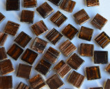 Mini Mosaik mit Flimmer mocca gold 1x1 cm 300 St.- ca.204g Mini Mosaik mit Flimmer mocca gold 1x1 cm 300 St.- ca.204g