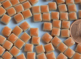 Mini Mosaiksteine orange, 5x5mm, 20g - ca. 120-150 St. Mini Mosaiksteine orange, 5x5mm, 20g - ca. 120-150 St.