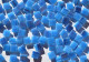 Mini Mosaik mit Flimmer Capriblau, 1x1 cm 300 St.- ca.204g
