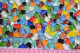 Glas Mosaiksteine unregelm. (Soft-Glas) bunt 200g ca.130-150St.