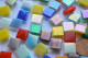 Mosaiksteine bunt mit Regenbogenschimmer 1x1cm, 100 St.- ca68g