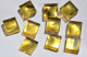Goldmosaik Gelbgold mit Struktur (gehämmert) 1x1cm 10 St.- ca.9g